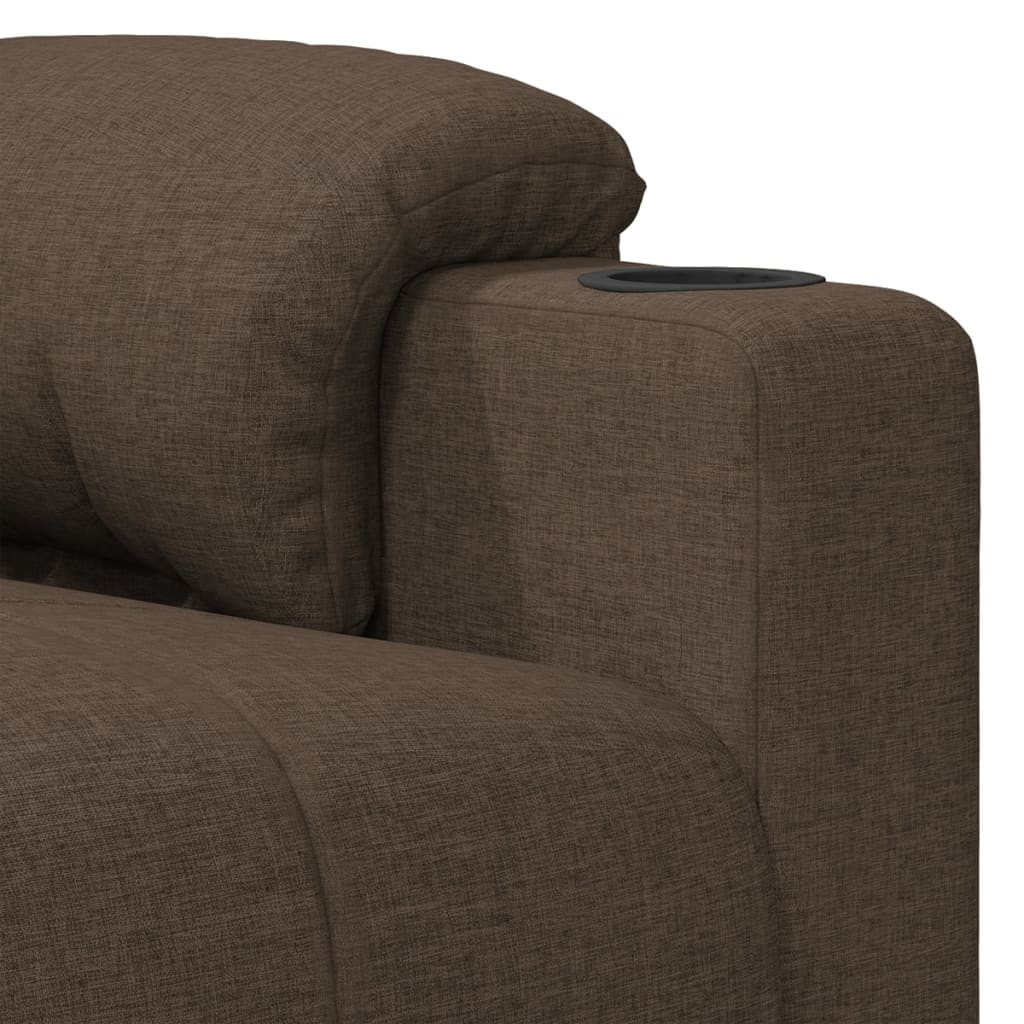 Fauteuil inclinable Marron Tissu
