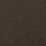 Fauteuil inclinable en tissu marron foncé