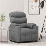 Fauteuil de massage Gris clair Tissu