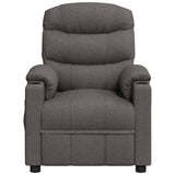 Fauteuil de massage Gris foncé Tissu