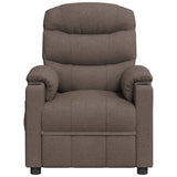 Fauteuil de massage Taupe Tissu