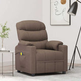 Fauteuil de massage Taupe Tissu