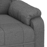 Fauteuil inclinable Gris foncé Tissu