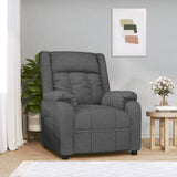 Fauteuil inclinable Gris foncé Tissu