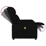 Fauteuil de massage Noir Tissu