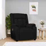 Fauteuil de massage Noir Tissu