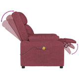 Fauteuil de massage Rouge bordeaux Tissu