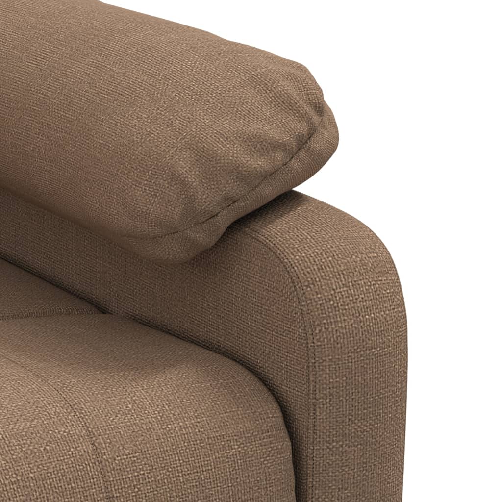 Fauteuil inclinable Marron Tissu