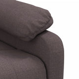 Fauteuil inclinable Marron foncé Tissu