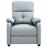 Fauteuil de massage Gris clair Tissu