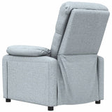 Fauteuil de massage Gris clair Tissu
