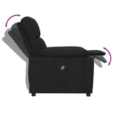 Fauteuil de massage Noir Tissu