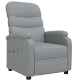 Fauteuil de massage Gris clair Tissu