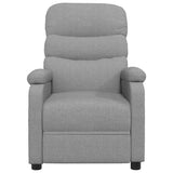 Fauteuil de massage Gris clair Tissu