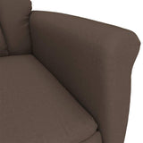 Fauteuil inclinable marron Marron foncé 70.5 x 96.5 x 95 cm