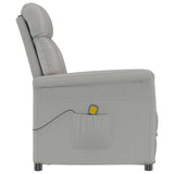 Chaise de massage Gris clair 70.5 x 96.5 x 95 cm Polyester