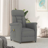 Chaise de massage Gris foncé 70.5 x 96.5 x 95 cm Polyester
