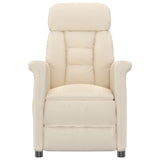 Fauteuil de massage Beige Tissu microfibre