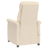 Fauteuil de massage Beige Tissu microfibre