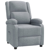 Fauteuil inclinable Gris clair Tissu