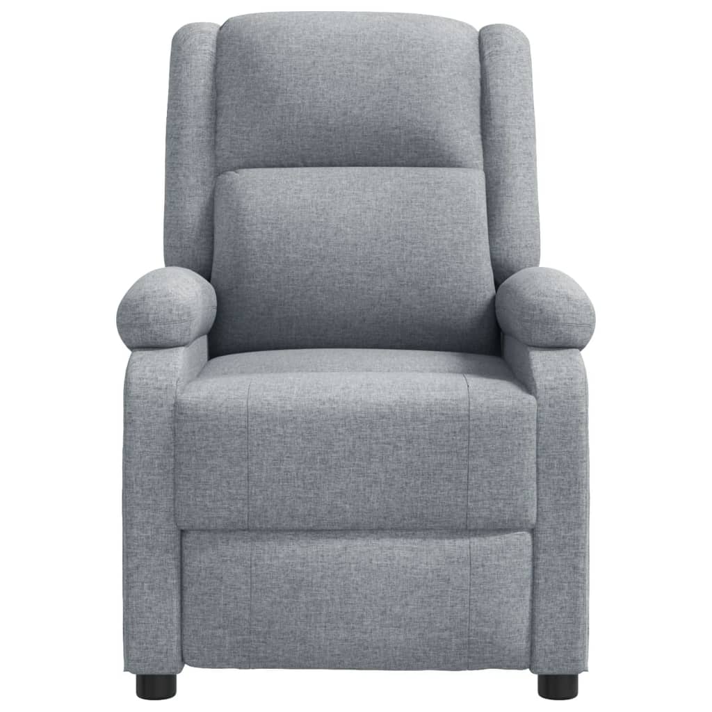 Fauteuil inclinable Gris clair Tissu
