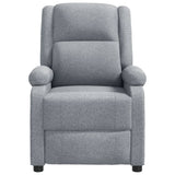 Fauteuil inclinable Gris clair Tissu