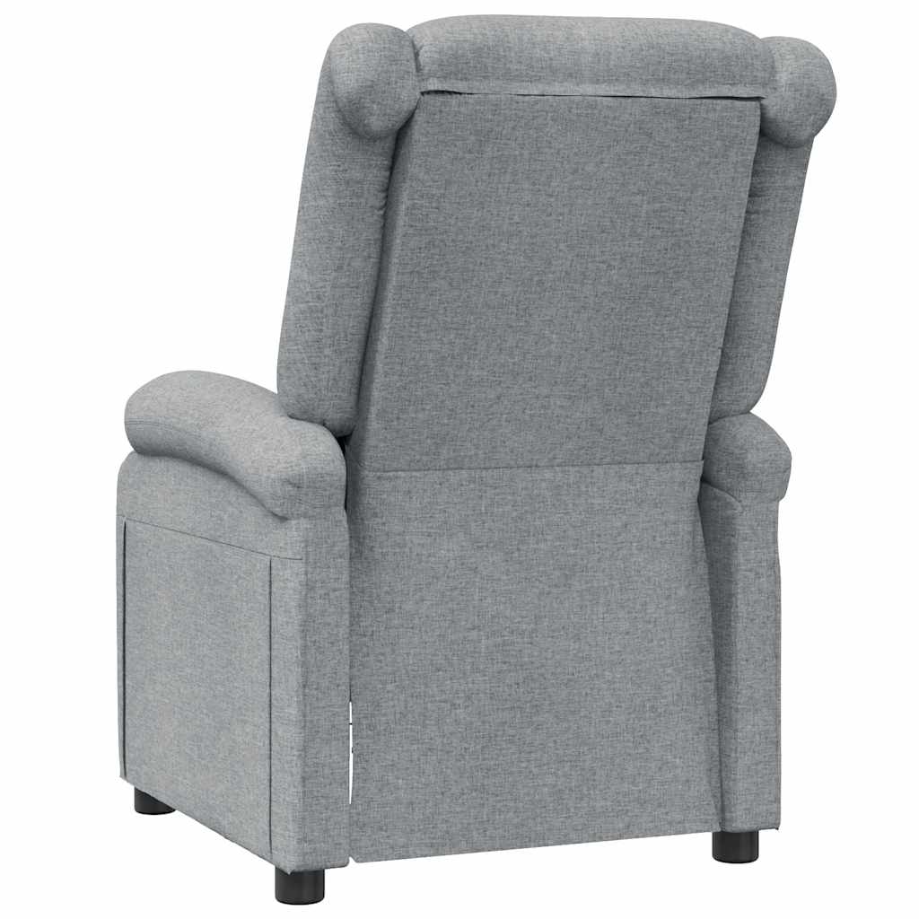 Fauteuil inclinable Gris clair Tissu