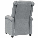 Fauteuil inclinable Gris clair Tissu