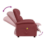 Fauteuil de massage Rouge bordeaux Similicuir