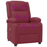Fauteuil de massage Rouge bordeaux Similicuir