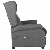 Fauteuil de massage Gris clair Tissu
