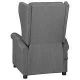 Fauteuil de massage Gris clair Tissu