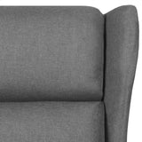 Fauteuil de massage Gris clair Tissu