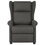 Fauteuil de massage Gris foncé Tissu