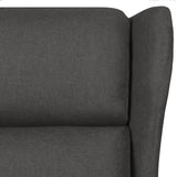 Fauteuil de massage Gris foncé Tissu
