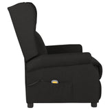 Fauteuil de massage Noir Tissu