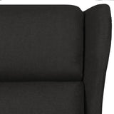 Fauteuil de massage Noir Tissu
