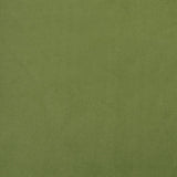 Fauteuil à bascule à oreilles en velours vert clair bois massif