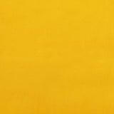 Fauteuil à bascule à oreilles en velours jaune bois massif