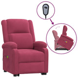 Fauteuil de massage Rouge bordeaux Velours