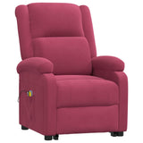 Fauteuil de massage Rouge bordeaux Velours
