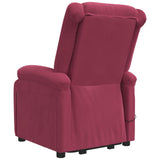 Fauteuil de massage Rouge bordeaux Velours