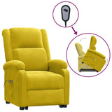 Fauteuil de massage Jaune Velours