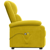 Fauteuil de massage Jaune Velours