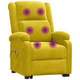 Fauteuil de massage Jaune Velours