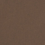 Chaise cabriolet avec repose-pied marron tissu