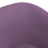 Chaise cabriolet avec repose-pied violet tissu