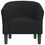Chaise cabriolet noir velours
