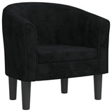 Chaise cabriolet noir velours