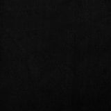 Fauteuil avec repose-pied noir velours